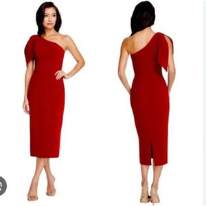 Dress The Population Tiffany Dress in Garnet Size XS EUC